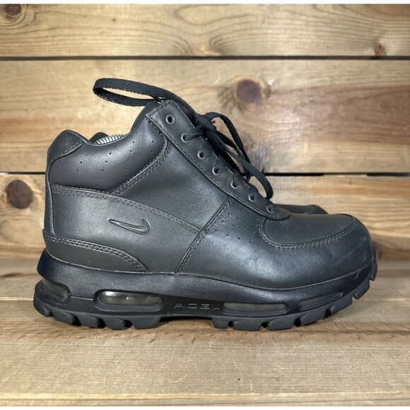 Size 8 Nike Air Max Goadome Anthracite Black Leather Waterproof Boots 865031-018 main image 12